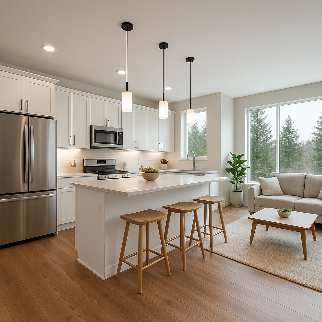 Sell my house fast in Washington - interior of a residential home for a cash offer