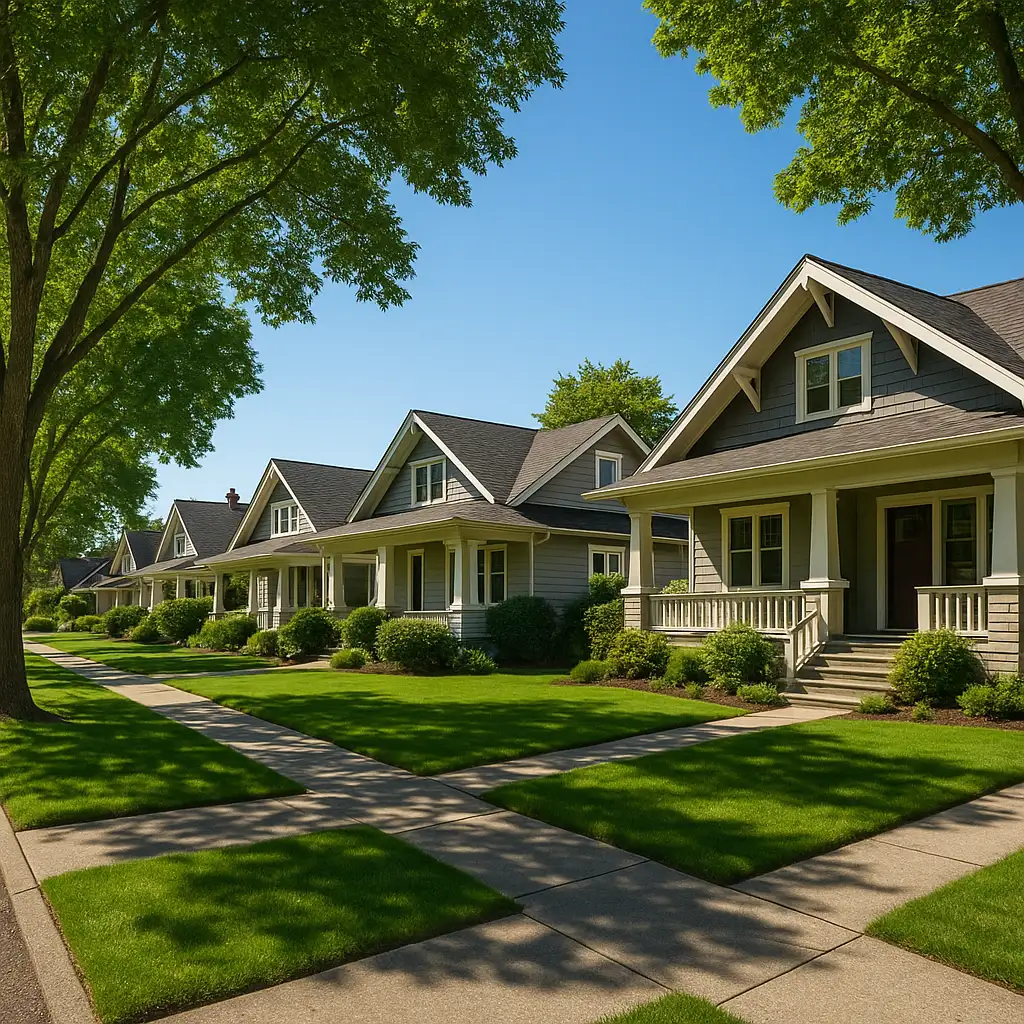 Sell my house fast Kent WA - residential suburban street in East Hill neighborhood
