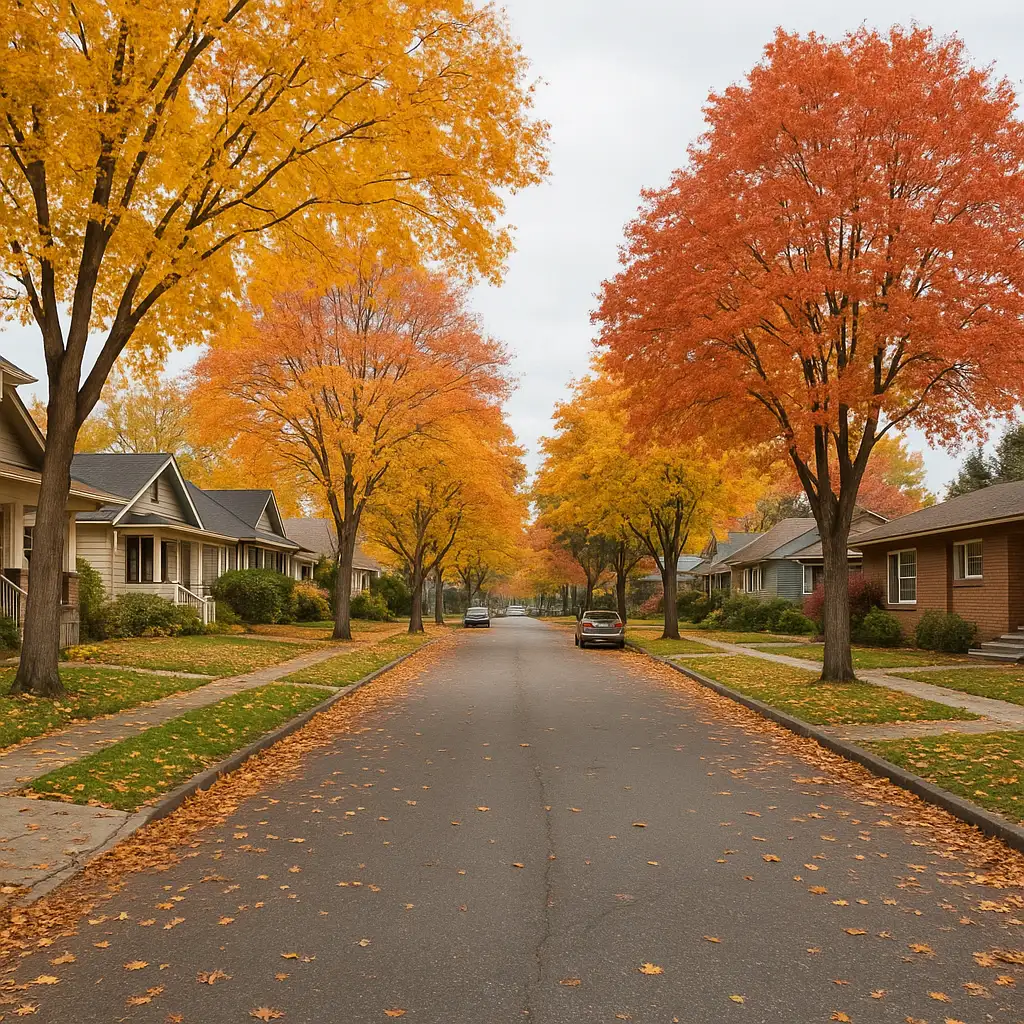 Sell my house fast in Spokane WA - residential neighborhood street in Spokane County