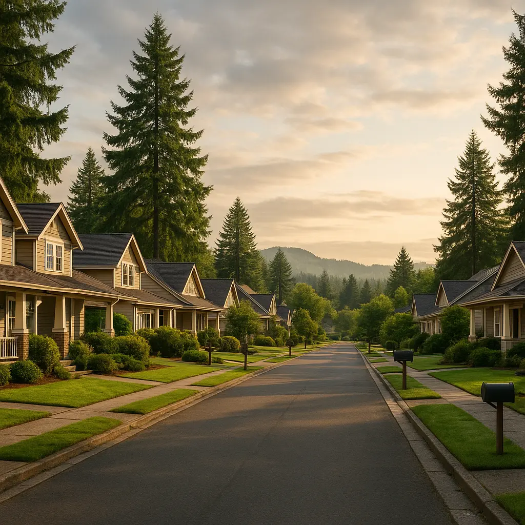 Sell my house fast in Clark County WA - residential neighborhood in Vancouver Washington