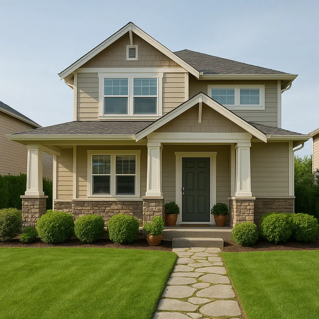 Cash home buyers in Pierce County Washington - suburban house in Puyallup or Bonney Lake